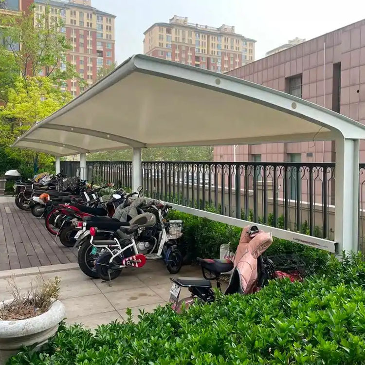 西和县膜结构电动车棚